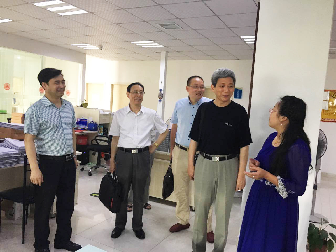 省司法鉴定协会潘斌监事长一行5人莅临我中心进行专项考察